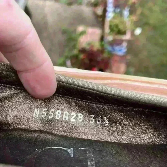 Attilio Giusti Leombrni ballerina flats with snakeskin pattern size 36.5 - Picture 8 of 14